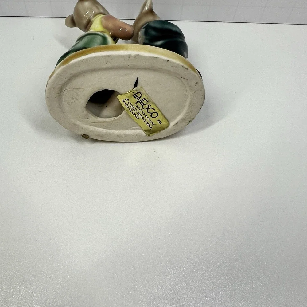 Vintage Enesco Mouse Couple Figurine Dancing Dating‎ Kissing Mice Romantic Love
